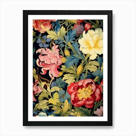 Floral Wallpaper 118 Art Print