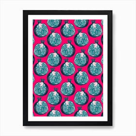 Pomegranite Pattern Art Print