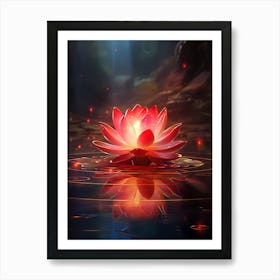 Lotus Flower 6 Art Print