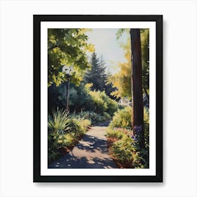 Path In The Woods 5 Art Print