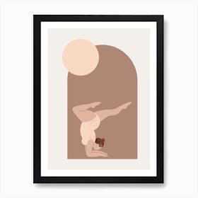 Yoga colorful VI Art Print