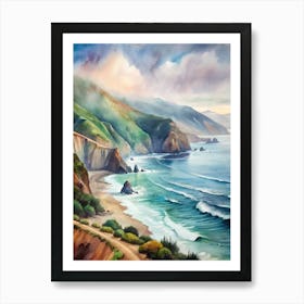 Big Sur Coast Art Print