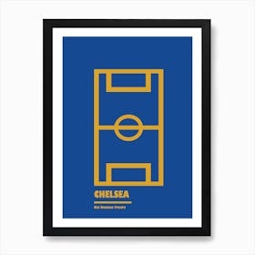 Chelsea Football Art Print