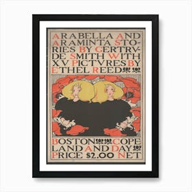 Twin Blonde Girls (1895), Ethel Reed Art Print