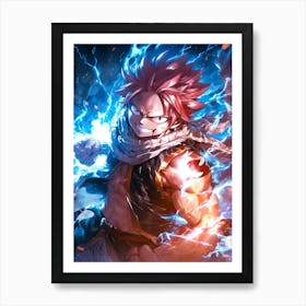 Natsu Fairy Tail Anime Manga Japan Poster Art Print