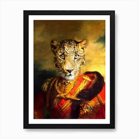 Leopard Levi The Great Pet Portraits Art Print