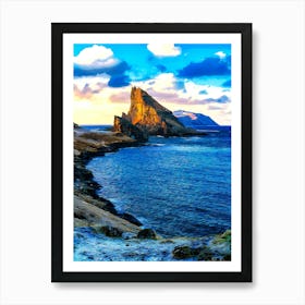 Drangarnir And Tindholmur Islet, Faroe Islands Art Print