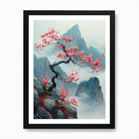 Chinese Cherry Blossoms Art Print