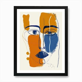 Face Of A Woman 92 Art Print