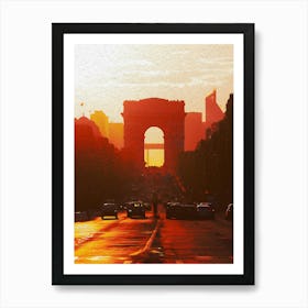 The Champs Elysees Art Print