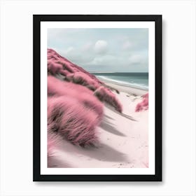 Pink Sand Art Print