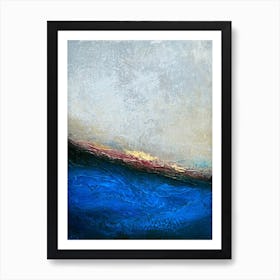 Slate Wave Art Print