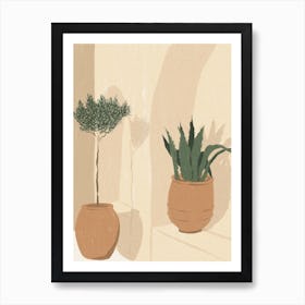 Mediterranean Scene Art Print