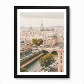 Paris From Above Art Print