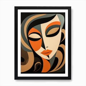 'The Face Of A Woman' Art Print