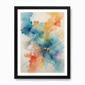 Abstract Watercolor Painting 13 Poster