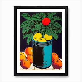 Bouvardia Still Life 4 Pop Art  Art Print