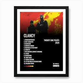 Clancy Twenty One Pilots - Album Poster Art Print