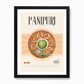 Panipuri Art Print