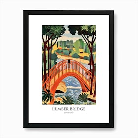 Iron Bridge England Colourful 3 Travel Poster Art Print