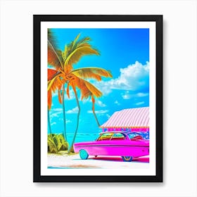 Grand Bahama Island Bahamas Pop Art Photography Tropical Destination Art Print