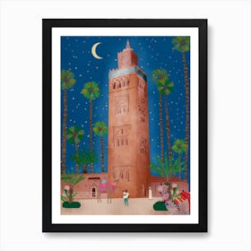 La Kutoubia Marrakech Art Print