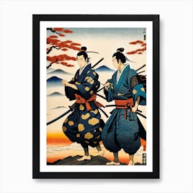 Samurai Warrior Art Art Print