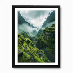 Rice Terraces Art Print