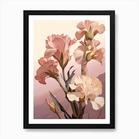 Floral Illustration Freesia 3 Art Print