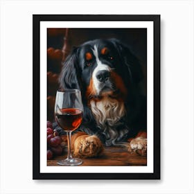 Bernese Mountain Dog Art Print