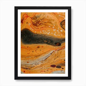 Abstract Oil Painting 4 Art Print