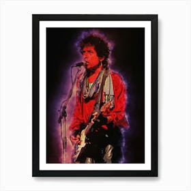Spirit Of Bob Dylan Live Art Print