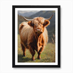 Highland Cow 20 Art Print