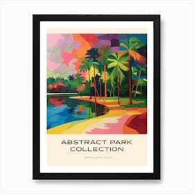 Abstract Park Collection Poster Ibirapuera Park Recife Brazil 1 Art Print