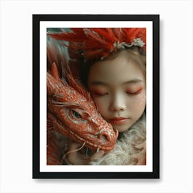 Girl With A Dragon Affiche