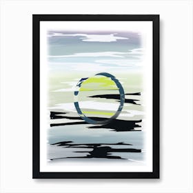 Abstract  Of A Circle Art Print