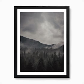 Stormy Sky Over Wilderness Art Print