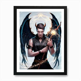 Angel Of The Sky 2 Art Print