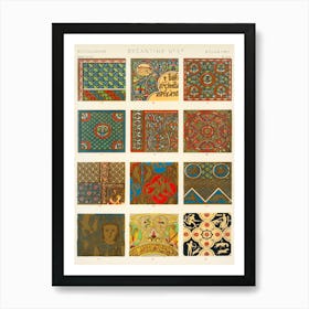 Vintage Pattern Illustration, Owen Jones                                                Art Print