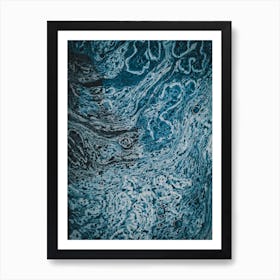 Blue Marble Art Print