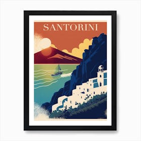 Santorini Art Print