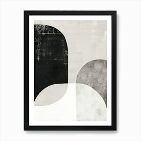 Malabo Stone Park Bauhaus Minimalist Art Print