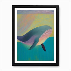 Whale Abstract Painting 2 Art Print