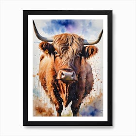 Highland Cow 6 Art Print