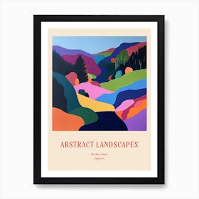 Colourful Abstract The New Forest England 4 Poster Art Print