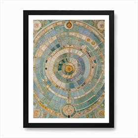 Astronomical Clock Art Print