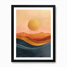 Sunset Ii Canvas Print 2 Art Print