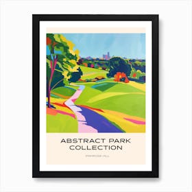 Abstract Park Collection Poster Primrose Hill London 3 Art Print