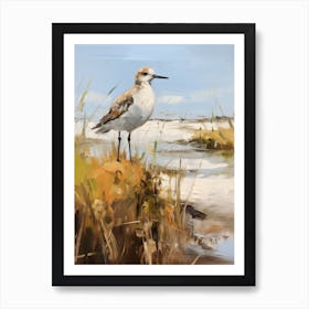 Bird Painting Dunlin 2 Art Print