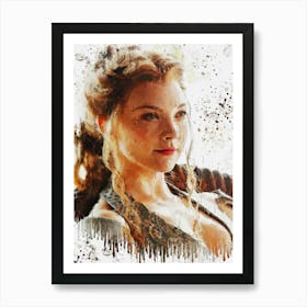 Queen Consort Margaery Tyrell Game Of Thrones Painting Art Print